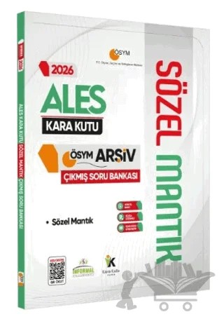 2026 ALES SÖZEL MANTIK Kara Kutu ÖSYM Çıkmış Soru Havuzu Bankası Konu Özetli Dijital Çözümlü – Kolektif – Karakutu Yayın kitap kapağı