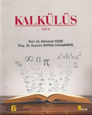 Kalkülüs Cilt 2 – Mehmet Sezer – Atlas Akademi kitap kapağı