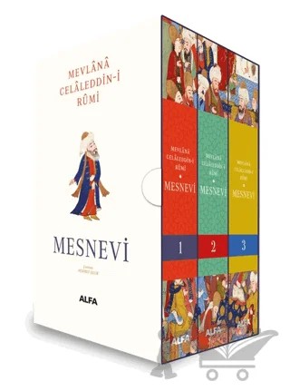Mesnevi 1-2-3 (Kutulu) – Mevlana Celaleddin-i Rumi – Alfa Yayınları kitap kapağı