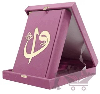 Kadife Kutulu Kur'an-ı Kerim (Çanta Boy, Elif-Vavlı, Pembe) – Kolektif – Hayrat Neşriyat kitap kapağı