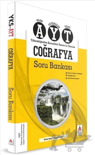YKS AYT 2.Oturum Coğrafya Soru Bankası – Özgür Deveci, Sinan Yaşar – Delta Kültür Yayınevi kitap kapağı