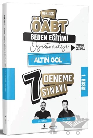 2027 MEB-AGS ÖABT Altın Gol BESYO Beden Eğitimi Öğretmenliği Tamamı Çözümlü 7 Deneme – Emir Beyazıt, İbrahim Ögür – Dizgi Kitap kitap kapağı