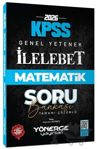 2026 KPSS Matematik İlelebet Soru Bankası – Alparslan Doymuş – Yönerge Yayınları kitap kapağı