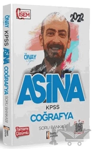 2022 KPSS Aşina Coğrafya Tamamı Çözümlü Soru Bankası – Önay Çepe – İSEM Yayıncılık kitap kapağı