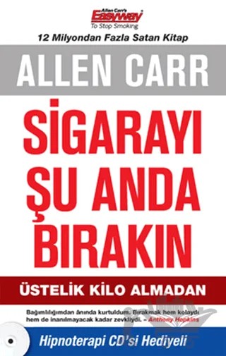 Sigarayı Şu Anda Bırakın – Allen Carr – Butik Yayınları kitap kapağı