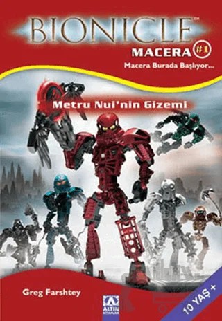 Bionicle Macera 1 Metru Nui’nin Gizemi – Greg Farshtey – Altın Kitaplar kitap kapağı