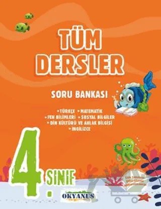 4. Sınıf Tüm Dersler Soru Bankası – Kolektif – Okyanus Yayınları kitap kapağı