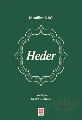 Heder – Muallim Naci – Ekin Basım Yayın kitap kapağı