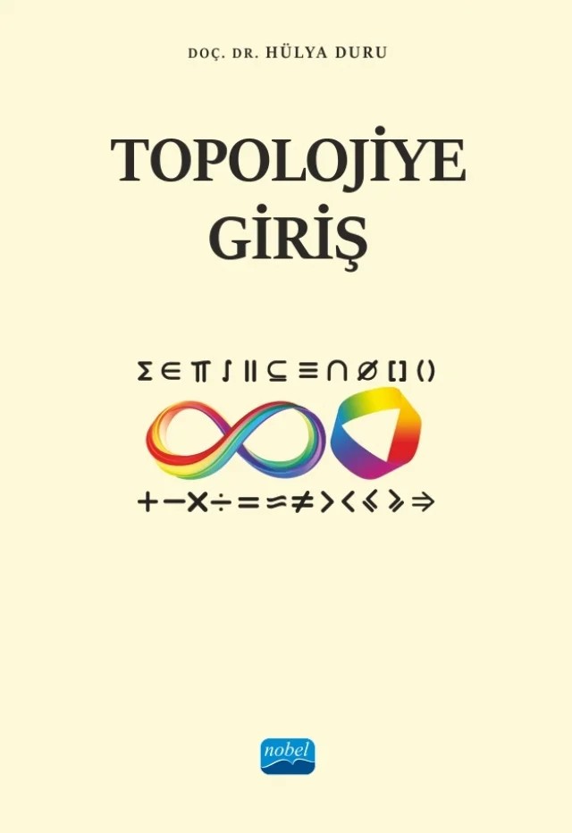 Topolojiye Giriş – Hülya Duru – Nobel Akademik Yayıncılık kitap kapağı