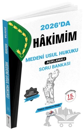 2026 Hakimlik Hakimim Medeni Usul Hukuku Soru Bankası – Serhat Güven – Dizgi Kitap kitap kapağı
