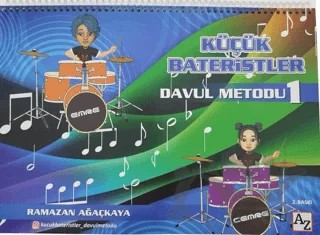 Küçük Bateristler - Davul Metodu 1 – Ramazan Ağaçkaya – Az Kitap kitap kapağı