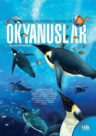 Deniz Altında Yaşam ve Okyanuslar - İlk Kütüphanem – Kolektif – Halk Kitabevi kitap kapağı