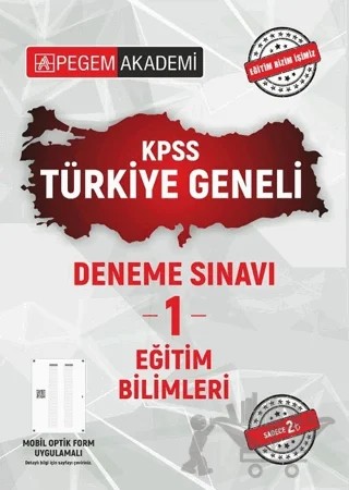 2021 KPSS Eğitim Bilimleri Türkiye Geneli Deneme Sınavı 1 – Kolektif – Pegem Akademi Yayıncılık kitap kapağı