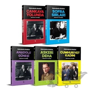 Hatıralarla Atatürk Seti (5 Kitap) – Kahraman Yusufoğlu – Halk Kitabevi kitap kapağı