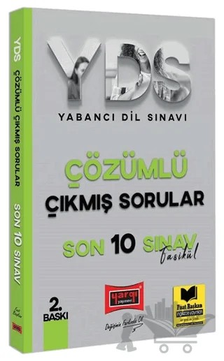 YDS Çözümlü Son 10 Sınav Fasikül Çıkmış Sorular 2. Baskı – Fuat Başkan – Yargı Yayınevi kitap kapağı