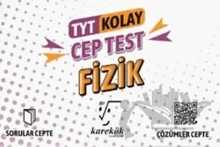 TYT Cep Test Fizik (Kolay) – Kolektif – Karekök Yayıncılık kitap kapağı