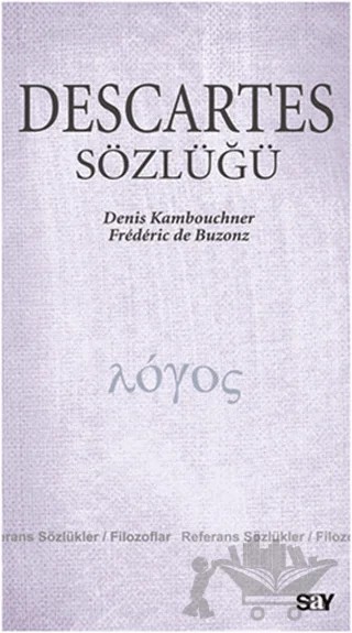 Descartes Sözlüğü – Denis Kambouchner, Frederic de Buzonz – Say Yayınları kitap kapağı