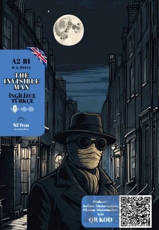 The Invisible Man - İngilizce – H. G. Wells – NS Press kitap kapağı