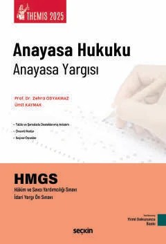 THEMIS – Anayasa Hukuku Anayasa Yargısı Konu Kitabı – Zehra Odyakmaz, Ümit Kaymak – Seçkin Yayıncılık kitap kapağı