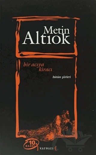Bir Acıya Kiracı – Metin Altıok – Kırmızı Yayınları kitap kapağı