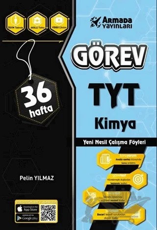YKS TYT Kimya Yeni Nesil Çalışma Föyleri (36 Hafta) – Pelin Yılmaz – Armada Yayınları kitap kapağı