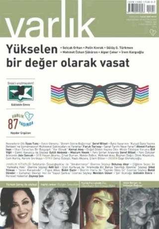 Varlık Edebiyat ve Kültür Dergisi Sayı: 1354 Temmuz 2020 – Varlık Dergisi Yayınları kitap kapağı