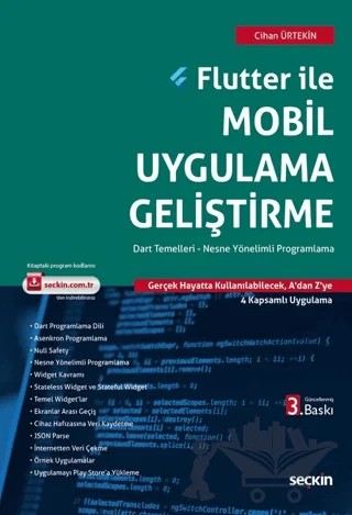 Mobil Uygulama Geliştirme – Cihan Ürtekin – Seçkin Yayıncılık kitap kapağı