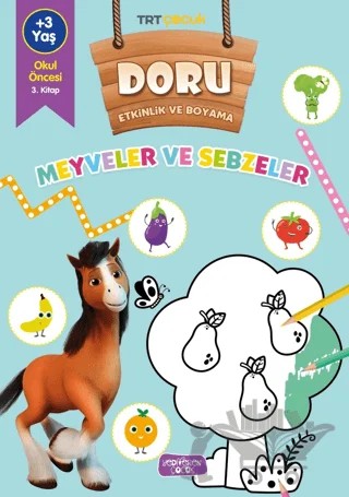 Doru Etkinlik ve Boyama – Meyveler ve Sebzeler – Kolektif – Yediveren Çocuk kitap kapağı