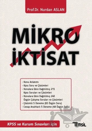 Mikro İktisat – Nurdan Aslan – Temsil Kitap kitap kapağı