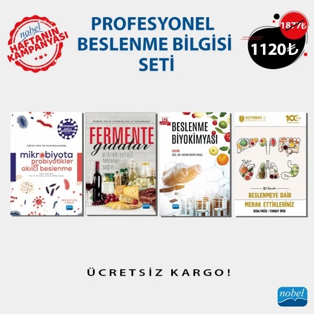 PROFESYONEL BESLENME BİLGİSİ SETİ – Mustafa Altındiş Ayşe Gürsoy, Barbaros Özer, Başar Uymaz Tezel, Berrin Özkaya, Burcu Özel, Eda Demirok Soncu, Elif Yıldız, Fatma Çoşkun, Filiz Yıldız Akgül, Gülcan Koyuncu, Halil İbrahim Kaya, İrem Uzunsoy, Metin Güldaş, Mustafa Akçelik, Nefise Akçelik, Nevzat Artık, Nuray Kolsarıcı, Nurcan Değirmen – Haftanın Kampanyası kitap kapağı