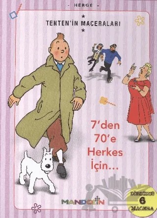 TenTen'in Maceraları Dördüncü 6 Macera – Herge – Mandolin Yayınları kitap kapağı