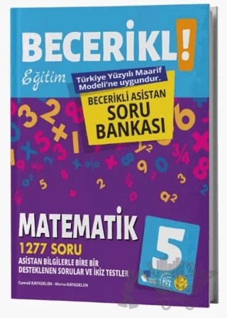 5. Sınıf Becerikli Eğitim Matematik Asistan Soru Bankası – Kolektif – Fenomen Yayınları kitap kapağı