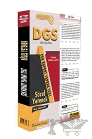 2019 DGS Sözel Yetenek Çek Kopart Yaprak Test – Kolektif – Tasarı Eğitim Yayınları kitap kapağı