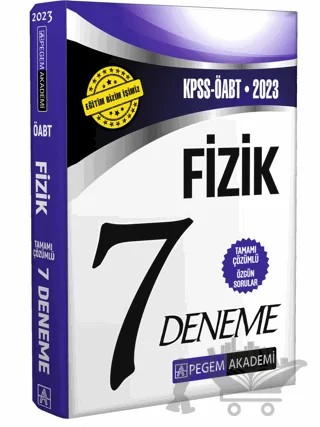 2023 KPSS ÖABT Fizik 7 Deneme – Kolektif – Pegem Akademi Yayıncılık kitap kapağı