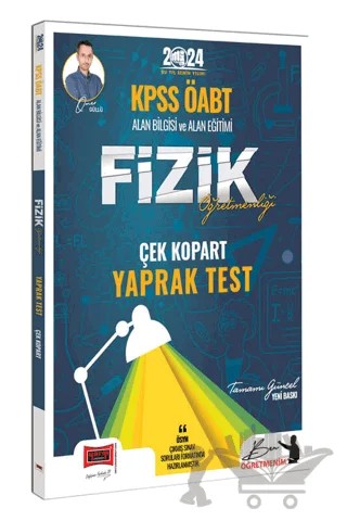 2024 KPSS ÖABT Fizik Öğretmenliği Yaprak Test – Ömer Güllü – Yargı Yayınevi kitap kapağı