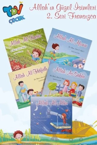Les Beaux Noms d'Allah (Allah’ın Güzel İsimleri 2. Set 5 Kitap) – Zeynep Sevinç Eren – Türkiye Diyanet Vakfı Yayınları kitap kapağı