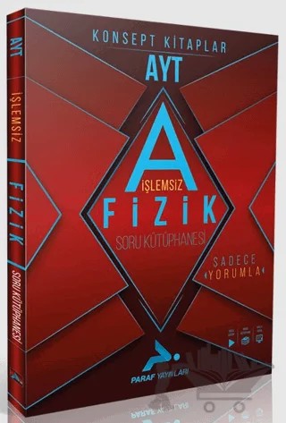 Paraf AYT İşlemsiz Fizik Soru Kütüphanesi – Kolektif – Paraf Yayınları kitap kapağı