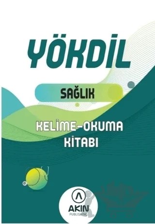 YÖKDİL Sağlık Kelime - Okuma Kitabı – Kolektif – Akın Dil Eğitim kitap kapağı