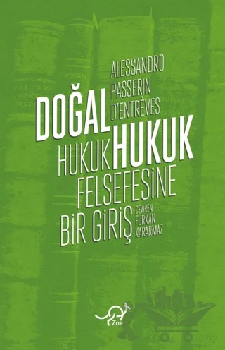 Doğal Hukuk – Alessandro Passerin d'Entreves – Zoe Kitap kitap kapağı