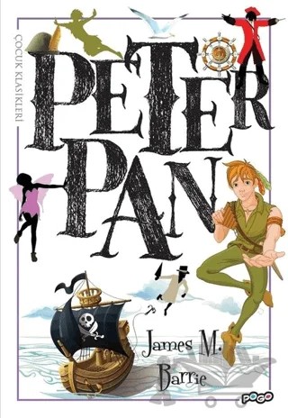 Peter Pan – James Matthew Barrie – Pogo Çocuk kitap kapağı