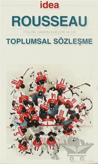 Politik Hakkın İlkeleri ya da Toplumsal Sözleşme – İdea Yayınevi kitap kapağı