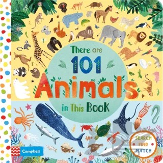 There Are 101 Animals In This Book – Kolektif – Pan Macmillan kitap kapağı