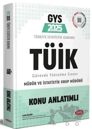 Türkiye İstatistik Kurumu (Tüik) GYS Konu Anlatımlı – Kolektif – Data Yayınları kitap kapağı