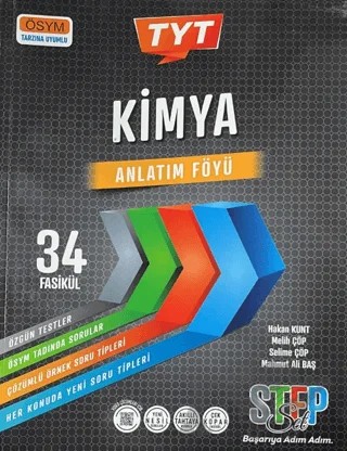 TYT Kimya Konu Anlatım Föyü – Hakan Kunt, Melih Çöp, Selime Çöp, Mahmut Ali Baş – Step kitap kapağı
