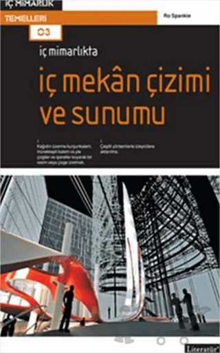 İç Mimarlıkta İç Mekan Çizimi ve Sunumu – Ro Spankie – Literatür Yayıncılık kitap kapağı