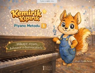 Kemirik Kıpırık - Piyano Metodu - 1 – Özge Apdik Acim – Müzik Eğitimi Yayınları kitap kapağı