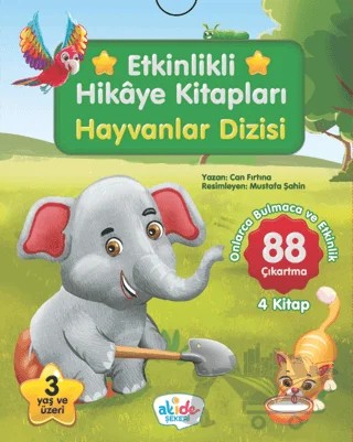 Hayvanlar Dizisi (4 Kitap) – Can Fırtına – Akide Şekeri kitap kapağı