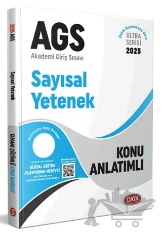 2025 AGS Ultra Serisi Sayısal Yetenek (Matematik) Konu Anlatımlı – Kolektif – Data Yayınları kitap kapağı