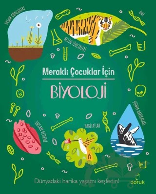 Meraklı Çocuklar İçin Biyoloji – Laure Baker – Doruk Yayınları kitap kapağı