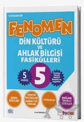 5. Sınıf Din Kültürü ve Ahlak Bilgisi Fasikülleri – Cumali Ömeroğlu – Fenomen Yayınları kitap kapağı
